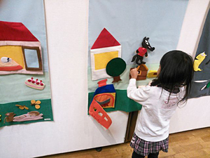 布の手作りおもちゃで遊びましょ in 銀座